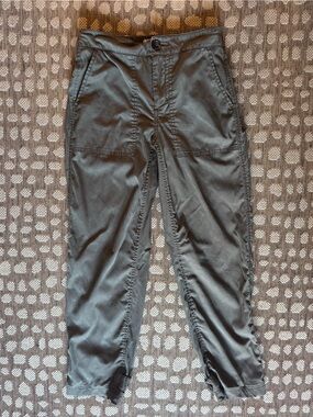 Lou & Grey Olive Green Soft Jogger Cargo Pants Women’s XS Utility Casual